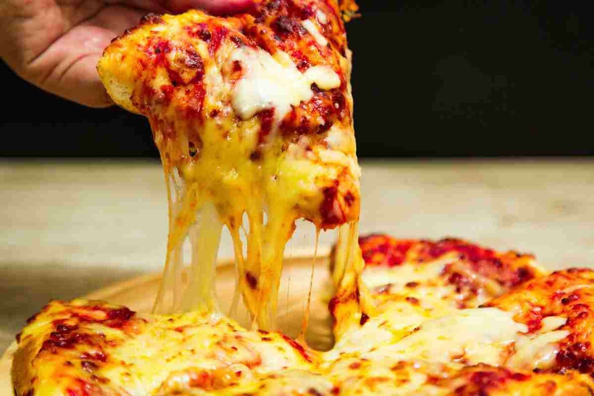Sete pizza cibo