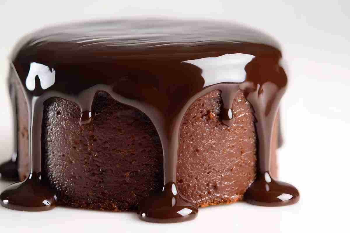 Torta cioccolato glassa