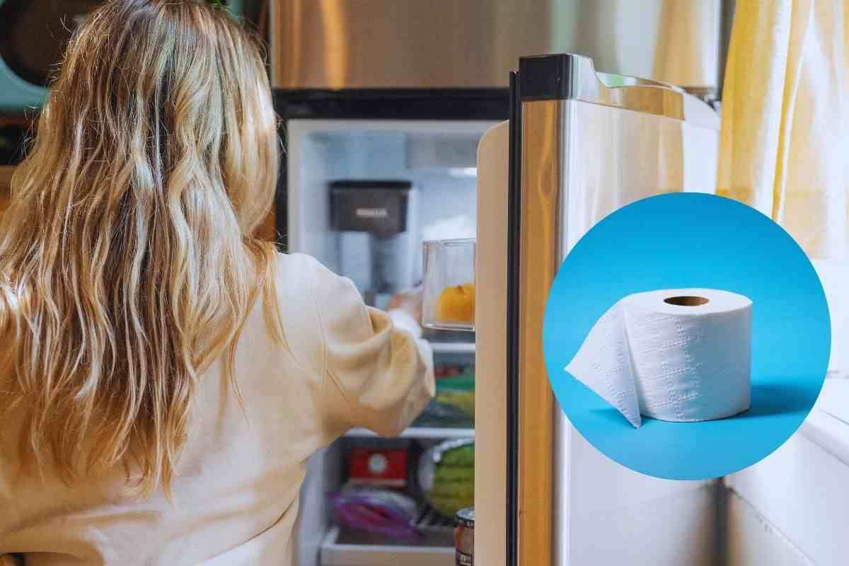 la carta igienica nel frigorifero